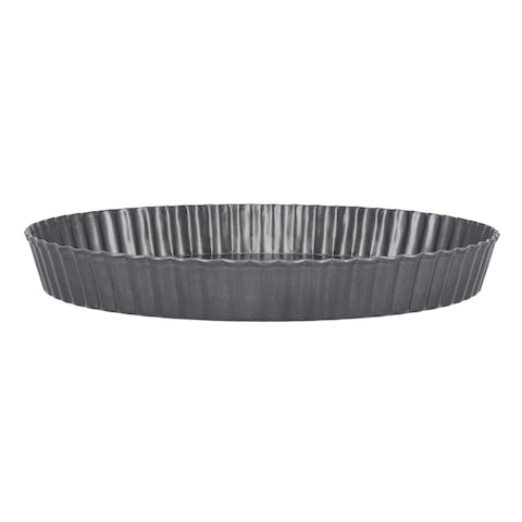 Delcasa Pie Pan With Loose Base, 22cm, Dc2038 - Non-Stick Carbon Steel Quiche Pan For Oven Baking, Round Deep Pie Tin, Easy Cleaning, For Oven Use Only