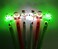 6-Piece Christmas Ballpoint Light Up Multicolour Pens