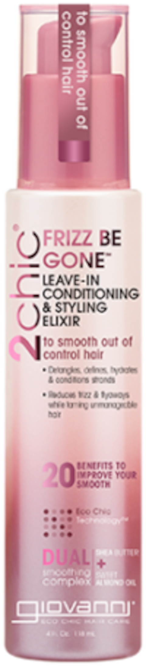 GIOVANNI - 2Chic&reg; Frizz Be Gone&trade; Leave - In Conditioning &amp; Styling Elixir