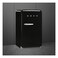 Smeg 50's Style Aesthetic Single Door Refrigerator FAB10RBL5 135L Black