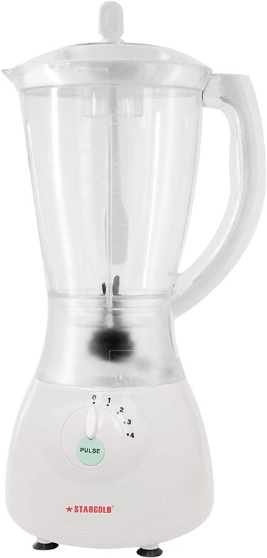 Star Gold 550W 2-in-1 Blender Jar, Multipurpose Blender System with Nourishing Extract, Smoothie Maker - Cream, SG-1360