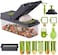 Generic Vegetables Chopper 14 In 1 Food Dicer With 8 Blades, Onion Cutter Chopper Slicer Mincer Chopper, And Egg Separator With Container