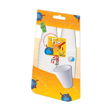 فن أكواب فوم 6أونصة×25حبة