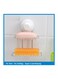 Generic Soap Holder With Suction Cup Silver/White 17X13.3X0.25Centimeter