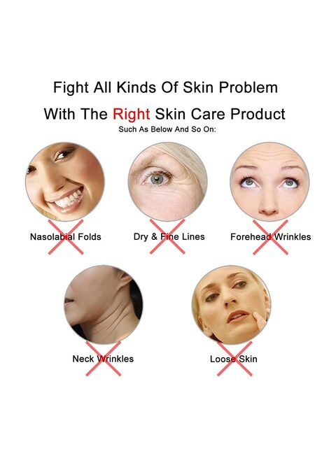 USB Rechargeable 3 Modes Heat High Frequency Face Massager Anti-Aging Neck Eye Massager Vibration Anti Double Chin Wrinkles Facial Device for Skin Tightening and Lift Puffiness