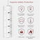 4 Way 3M Power Extension Cord 4 Universal Outlets Electrical Strip UK Plug 3 Meters Cable 250V 2500W Surge Protector
