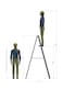 Penguin - Aluminium Double Side-Plastic Top: Steps 8, 2.3mtr