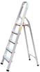 Abbasali Folding Ladder Heavy Duty Domestic Light Stepladder Household Combination Multi-Function Ladders Indoor Outdoor Home (4 Step)