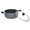 Delcasa 30Cm Granite Coated Casserole/Glass Lid
