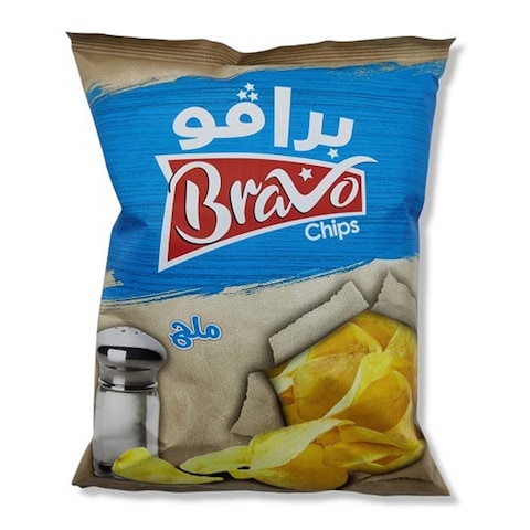 بطاطس مقرمشة برافة بنكهة الملح - 80 جرام