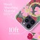 Rifle Paper Co. iPhone 14 Pro Case Rose Garden With Magsafe - Clear