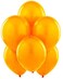 Generic Party Fun Standard Clear Orange Balloon - 12Inches - (Pack Of 40 Units)