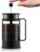 Bodum 1784-01 Kenya 4 Cup French Press Coffee Maker, Black, 0.5 L, 17 Oz