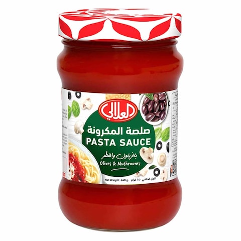 Buy Al Alali Olives And Mushrooms Pasta Sauce 640g in Kuwait