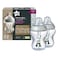 Tommee Tippee Closer To Nature Feeding Bottle Clear 260ml Pack of  2