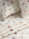 Rishahome 3-Piece Printed Flat Sheet Set Cotton Queen Size 180 TC 41080 Star Spots