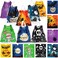 Sukki Halloween Treats Bags Party Favors, 96 Pcs Kids Drawstring Candy For Trick Or Treating, 8 Pattern Designs Goodie Kids, Plastic Gift Supplies Decorations
