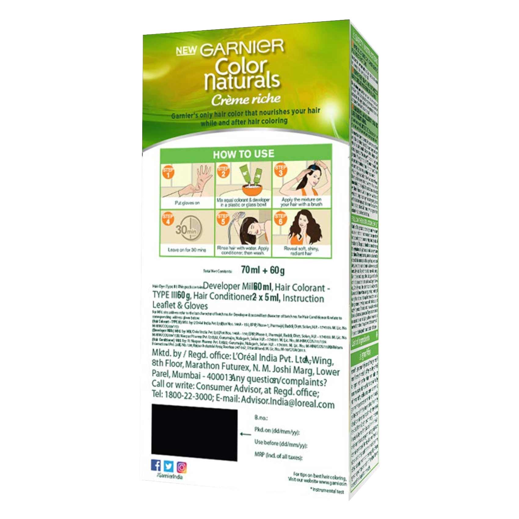 Garnier Hair Color Natural Fier Pure Red No.6.60 product thumbnail 2