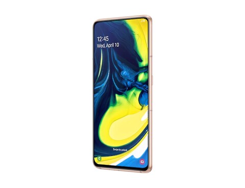 Samsung Galaxy A80 - 6.7-inch 128GB/8GB Dual SIM 4G Mobile Phone - Angle Gold