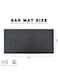 Mibru Dish Drying Silicone Coffee Rubber Bar Service Spill Mat Black 20 X 40Cm