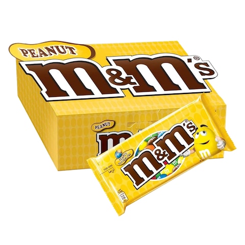 M&amp;Ms Peanut Chocolate 45g Pack of 36