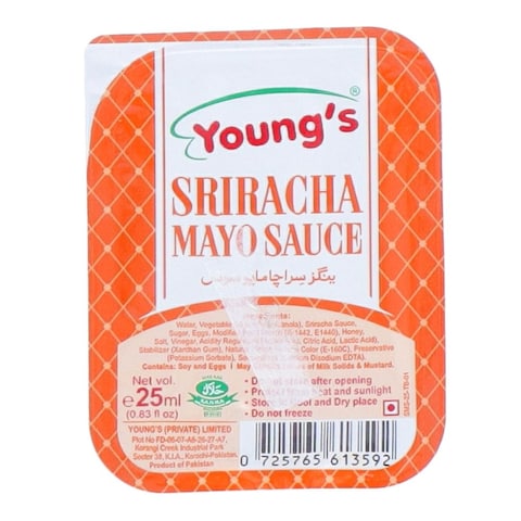Young&#39;s Sriracha Mayo Sauce 25 ml