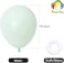 Party Time 20-Pieces 10" Green Pastel Balloons, Macaron Balloons, Latex Balloons For Baby Shower, Bridal Shower, Valentine's Day, Wedding &amp; Birthday Party Decoration, Pastel Color Themed Party Supplie