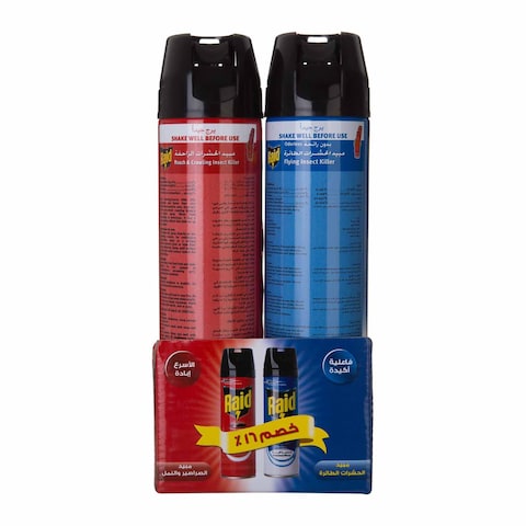 Raid Crawling and Flying Insect Killer - 400ml