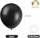 Party Time 20-Pieces 10 inches Standard Black Balloons, Latex Balloons For Baby Shower, Bridal Shower, Valentine's Day, Wedding Decor &amp; Birthday Party Decoration - Party Supplies