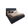 In House Palermo Velvet Bed Frame - Queen - 200x160 cm - Dark Gray