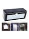DLC 38-Led Lights Solar Wall Lamp With Motion Sensor Black 125Millimeter