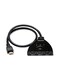 Generic 3-USB Switcher Splitter Black