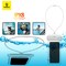 Baseus AquaGlide Waterproof Phone Case, IPX8 Certified 30M Waterproof Phone Pouch Waterproof Cell Phone Case Fit for Big Phones up to 7.2&quot; For iPhone 15 Pro Max/Plus/14/13/12/S24/S23 Ultra White