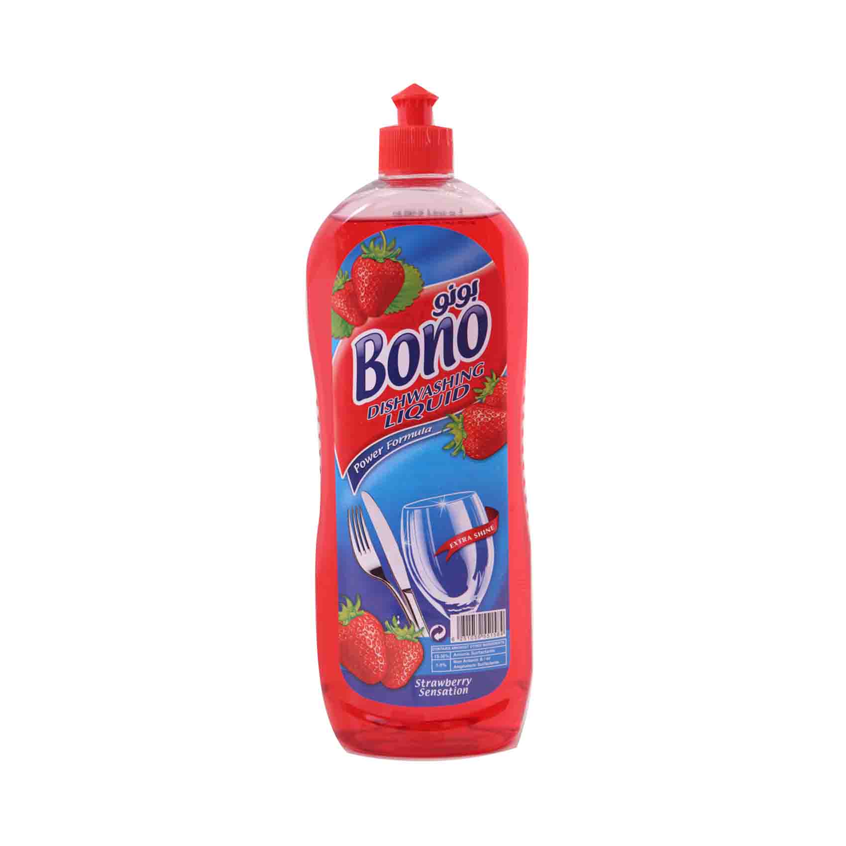 Bono Dishwashing Liquid Strawberry Sensation 850 Gram