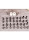 Generic 32-Piece Cake Decorating Kit Silver