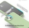 elago Liquid Silicone for iPhone 15 Plus case cover Full Body Protection, Shockproof, Slim, Anti-Scratch Soft Microfiber Lining - Pastel Green