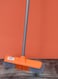 Delcasa Broom With Wooden Handle Orange/Silver