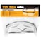 Tolsen Safety Goggle, 45071, White And Black