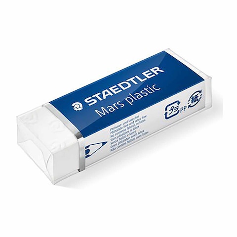 Staedtler Mars Plastic Eraser - 1+1 Pieces