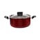 Prestige Safecook Casserole Red 28cm