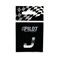 Pilot Sticky Chrome 3D Letter J