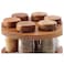 Billi 6 Pcs Spice Bottles with Wooden Rack ACA-210/6WL