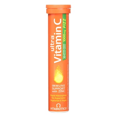 Vitabiotics Ultra Vitamin C 1000mg Fizz Effervescent Supplements 20 Tablets