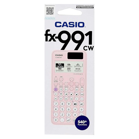 Casio Standard Scientific Calculator - Pink - FX-991CW-PK
