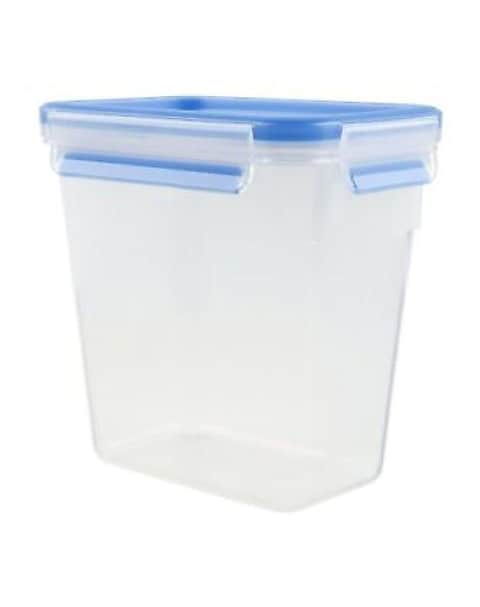 Tefal MasterSeal Fresh Rectangular Food Storage Box Clear/Blue 1.6 L
