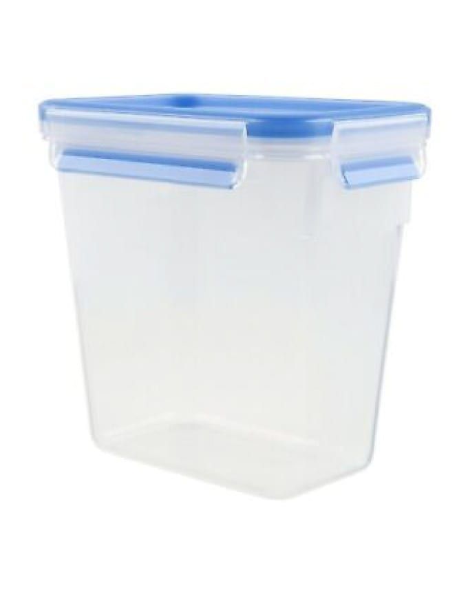 Tefal MasterSeal Fresh Rectangular Food Storage Box Clear/Blue 1.6 L