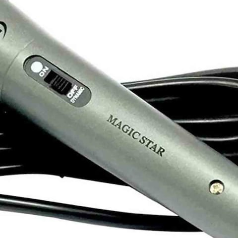 MSE Magic Star LH-210 Wired Karaoke Microphone Silver