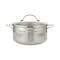 Prestige Infinity Stainless Steel Stockpot With Lid Silver 24cm