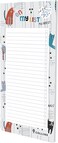 Collins Debden Maru To Do List Notepad - Activity and Task Checklist with Cute Cat Design with Magnetic Strip 230x102 mm