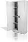 Karnak Steel Metal Filing Cabinet With Key Lock &amp; Shelves Storage Compartment For Office